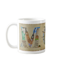 World-travelling Mum Mug: 