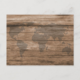 World Travels Postcard