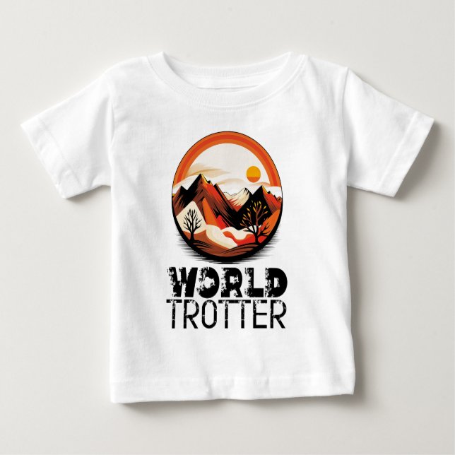 World Trotter - Horizon Adventure Baby T-Shirt (Front)