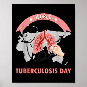 World Tuberculosis Day Funny Health Awareness Day  Poster