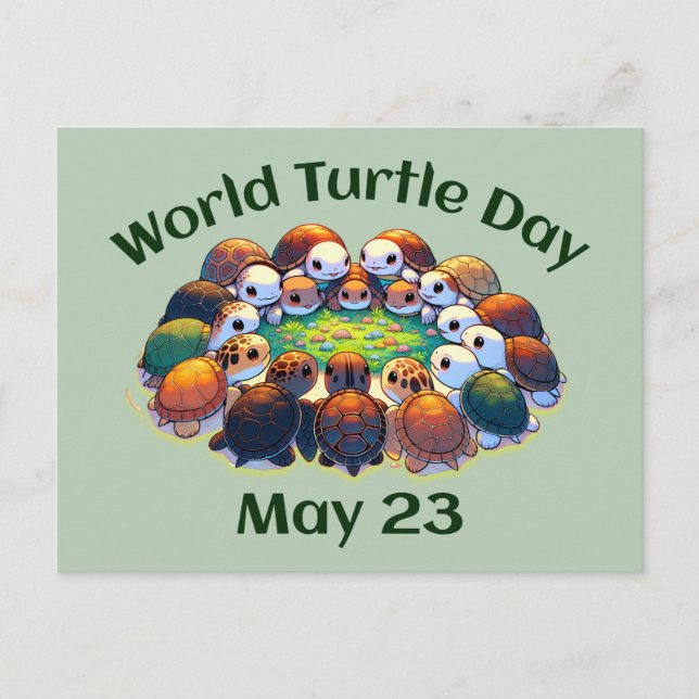 World Turtle  Day  Postcard (Front)