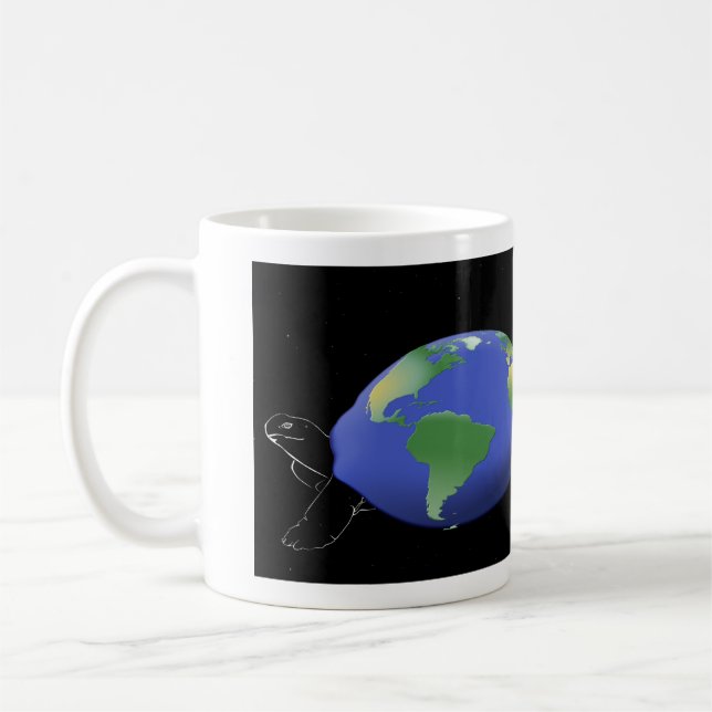 world turtle mug (Left)
