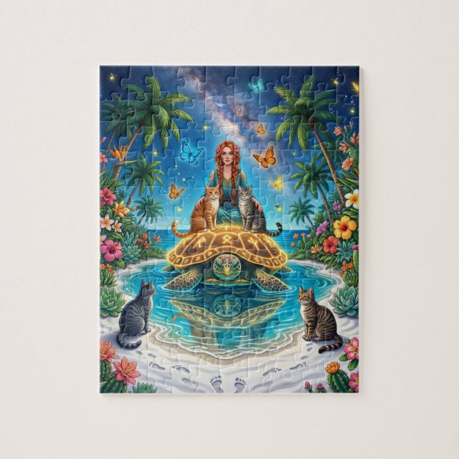 World Turtle's Sanctuary Jigsaw Puzzle (Vertical)