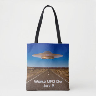World UFO Day Tote Bag