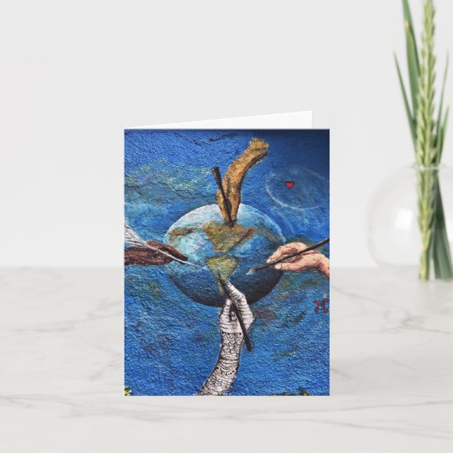 World Unity Graffiti Card (Front)