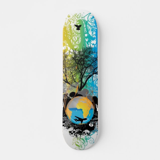 World Vector Deck Skateboard (Front)