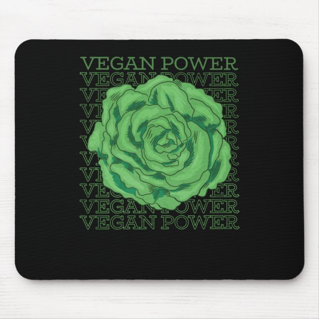 world vegan day-happy world vegan day-the future i mouse pad (Front)