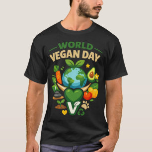 World Vegan Day Plant Power T-Shirt