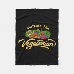 World Vegetable Day Plant Based I Eat Vegans World Fleece Blanket