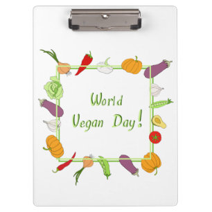 World Vegetarian Day Minimalist Cute     Clipboard