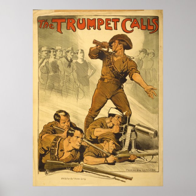 World War 1 Austrailian Army Poster (Front)