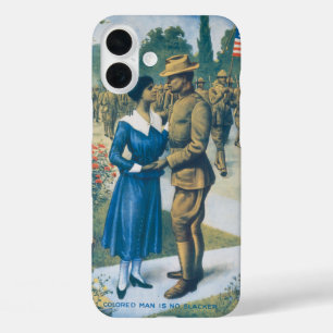 World War 1 Replica: Coloured man is no slacker iPhone 16 Plus Case