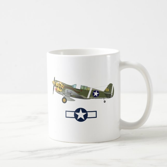 World War 2 American Aeroplanes Coffee Mug (Right)