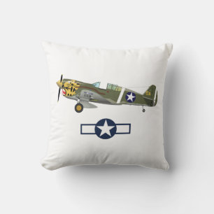 World War 2 American Aeroplanes Cushion