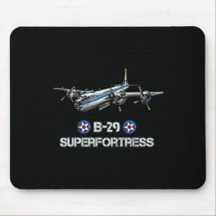 World War 2 American Aircraft Wwii B-29 Superfortr Mouse Pad