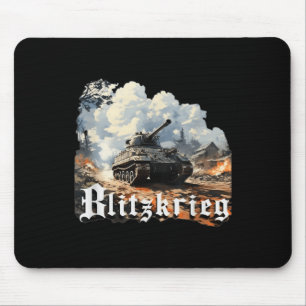 World War 2 Blitzkrieg Mouse Pad