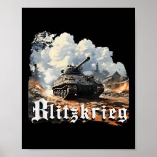 World War 2 Blitzkrieg  Poster