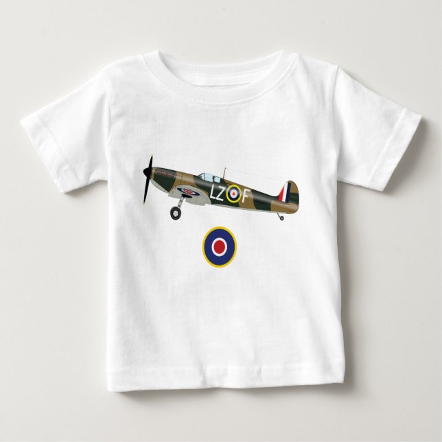 World War 2 British Aeroplanes Baby T-Shirt (Front)