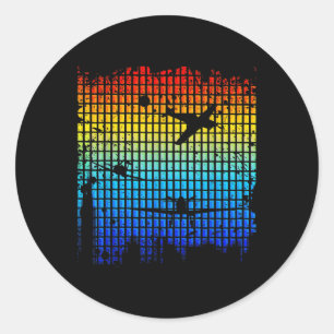 World War 2 Fighter Plane Classic Round Sticker