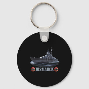 World War 2 German Battleship Bismarck  Key Ring