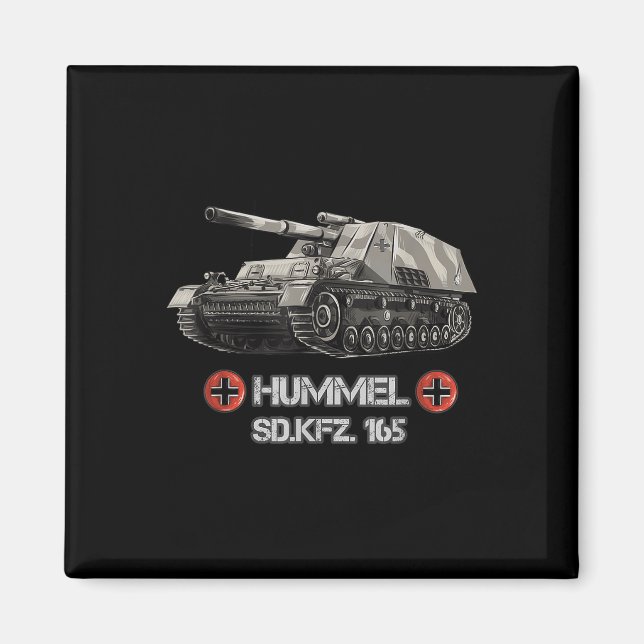 World War 2 German Self Propelled Artillery Hummel Magnet (Front)