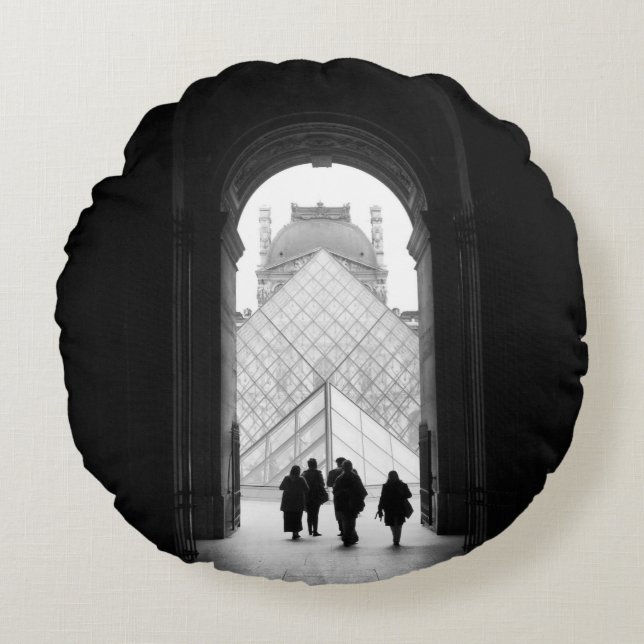 WORLD WAR 2 IN FRANCE ROUND CUSHION (Front)