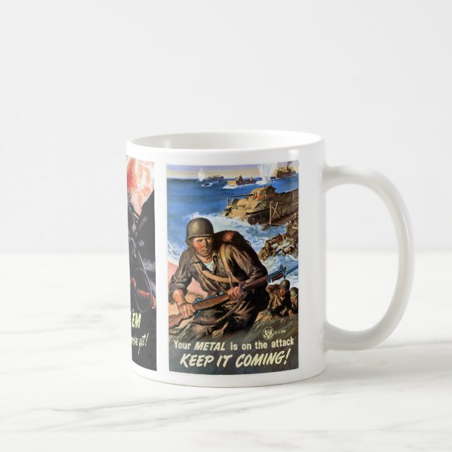 World War 2 Posters #1 Coffee Mug (Right)