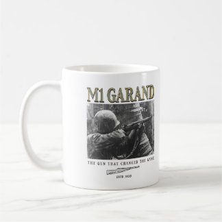 World War 2 Weapon M1 Garand Rifle Coffee Mug