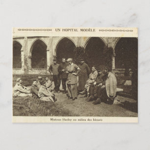 World War I,  France, Model hospital Postcard