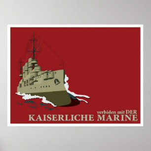 World War I  German Propaganda Poster (Custom)