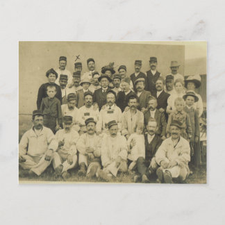 World War I, Village photo Postcard