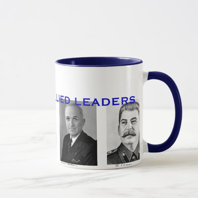 World War II Allied Leaders Mug* Mug (Right)