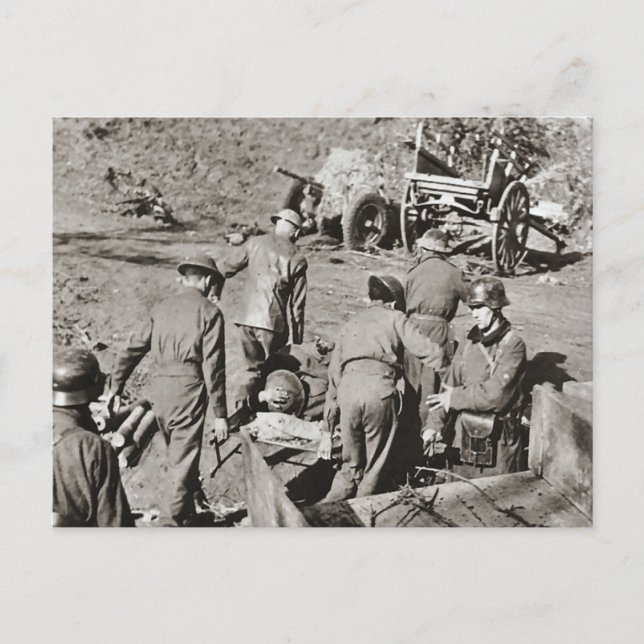 World War II   British prisoners Postcard (Front)