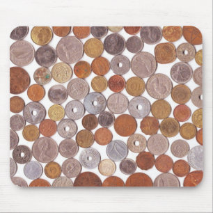 World War II Coins Mouse Pad