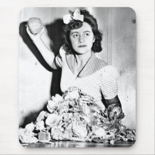 World War II Effort: The Homefront - Mousepad