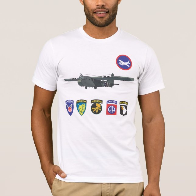 World War II Glider Troops T-shirts (Front)