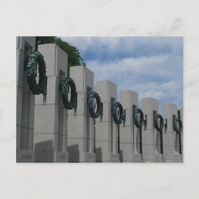 World War II Memorial Postcard (Front)