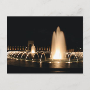 World War II Memorial Postcard