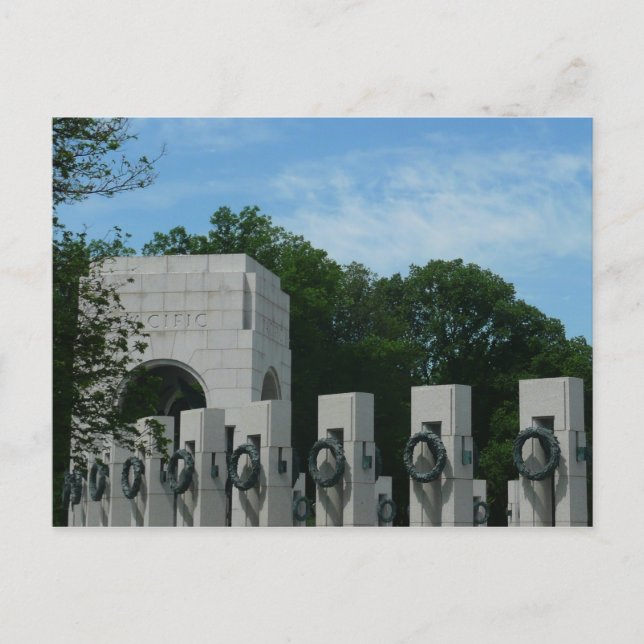 World War II Memorial Postcard (Front)