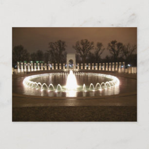 World War II Memorial Postcard