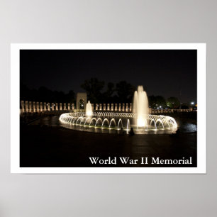 World War II Memorial Poster