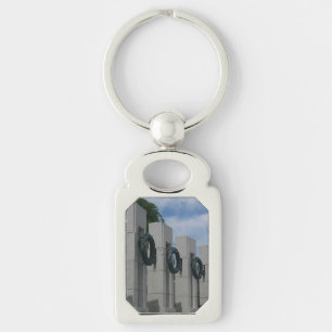 World War II Memorial Wreaths I Key Ring