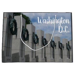World War II Memorial Wreaths I Large Gift Bag