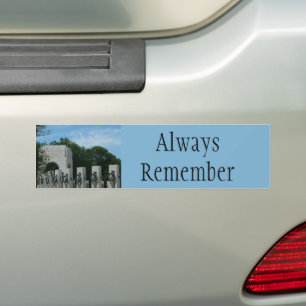 World War II Memorial Wreaths II Bumper Sticker