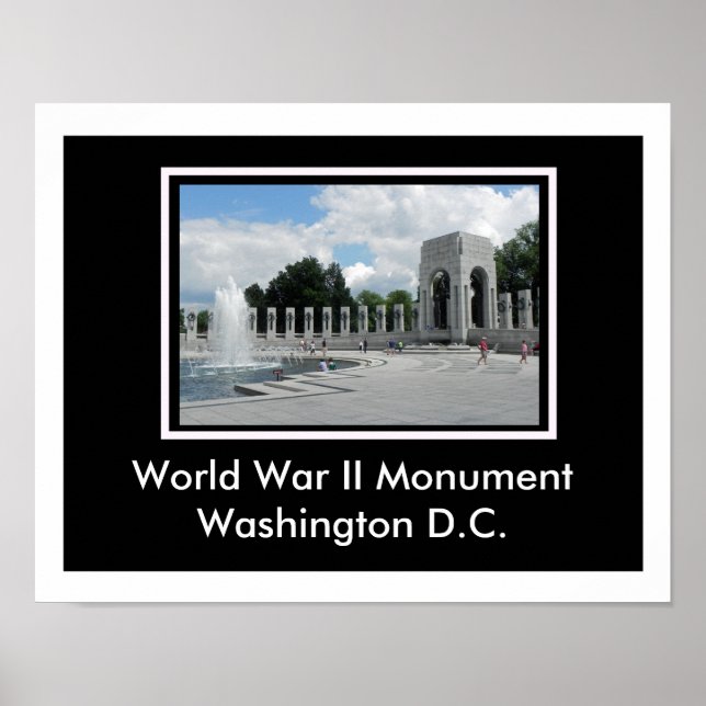 World War II Monument Poster (Front)