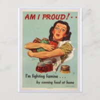World War II Poster - AM I PROUD!