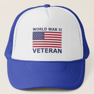 WORLD WAR II VETERAN TRUCKER HAT