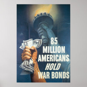 World War II War Bonds Print
