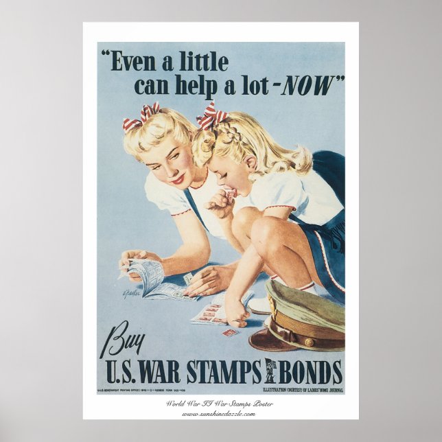 World War II War Stamps Poster (Front)