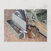 World War II Weapons & Kit By A Jeep